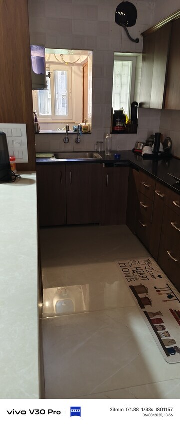 Kitchen in 3 BHK Apartment at Abhyant Apartment, Vasundhara Enclave – for Sale