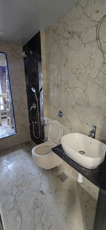 Bathroom in 2 BHK Apartment at Tilak Nagar – for Rent