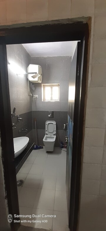 Bathroom in 1 BHK Builder Floor at Jangpura – for Rent