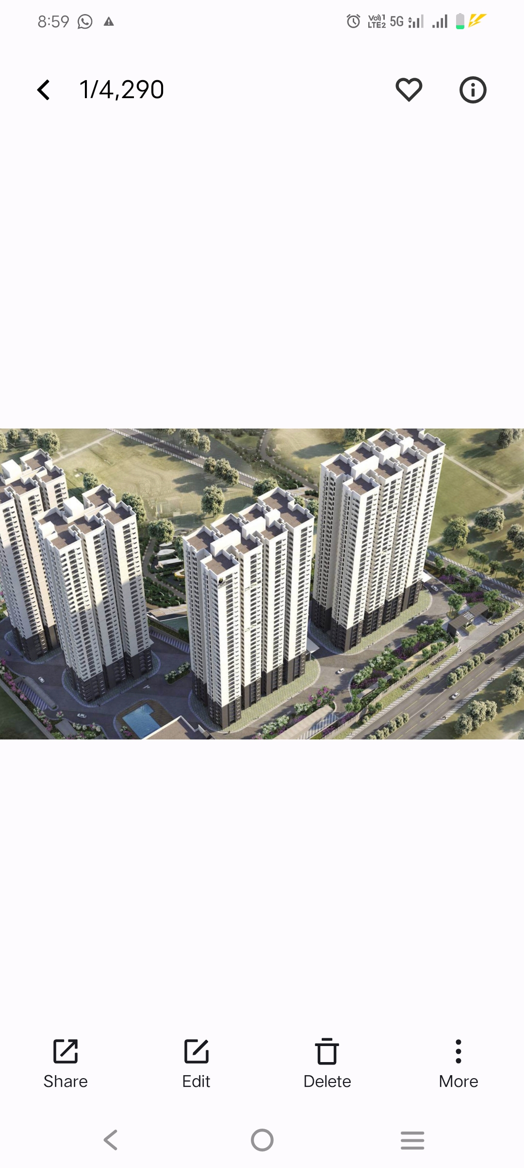 3.5 BHK Apartment For Sale in Prestige Tranquil