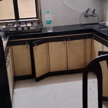 Kitchen in 2 BHK Apartment at Prajyot Tower, Kalwa – for Rent