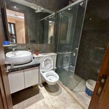 Attached Bathroom in 3 BHK Builder Floor at South Extension I – for Rent