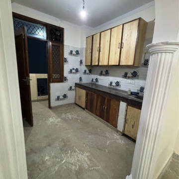 Kitchen in 1 BHK Builder Floor at Malviya Nagar – for Rent