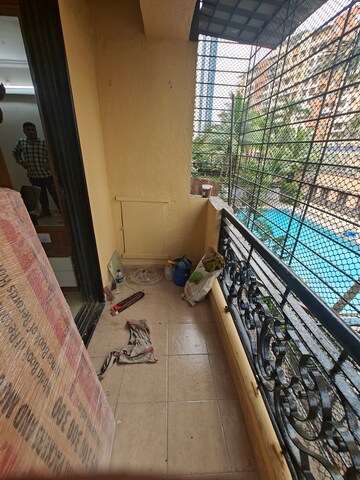 Balcony in 2 BHK Apartment at Jay Balaji CHS, Nerul Sector 6 – for Rent