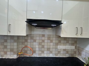 Kitchen in 2.5 BHK Apartment at La Residentia, Tech Zone 4 Greater Noida – for Rent