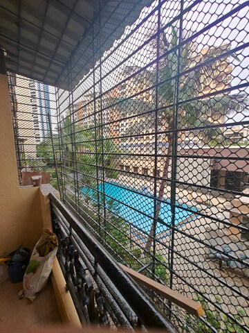 Balcony in 2 BHK Apartment at Jay Balaji CHS, Nerul Sector 6 – for Rent