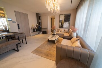 Living Room in 2 BHK Apartment at Lodha The Park, Worli – for Sale