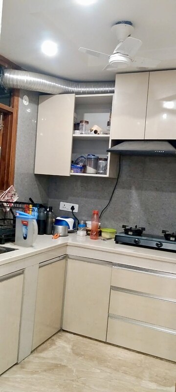 Kitchen in 3 BHK Builder Floor at Mehrauli – for Rent
