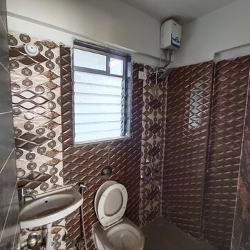 Bathroom in 1 BHK Apartment at Global Ventures Residency, Goregaon East – for Rent
