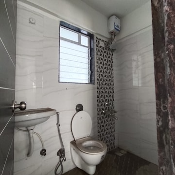 Bathroom in 1 BHK Apartment at Global Ventures Residency, Goregaon East – for Rent