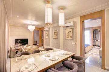 Living Room in 3.5 BHK Apartment at Aerocity – for Sale