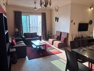 Living Room in 3 BHK Apartment at Hiranandani Meadows, Manpada – for Rent