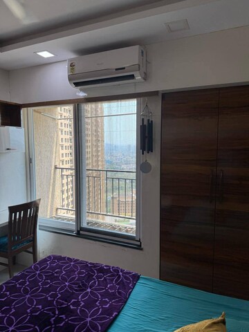 Bedroom in 3 BHK Apartment at Rustomjee Urbania Azziano, Thane West – for Rent