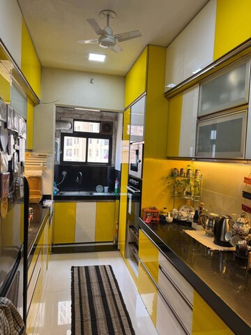 Kitchen in 3 BHK Apartment at Rustomjee Urbania Azziano, Thane West – for Rent