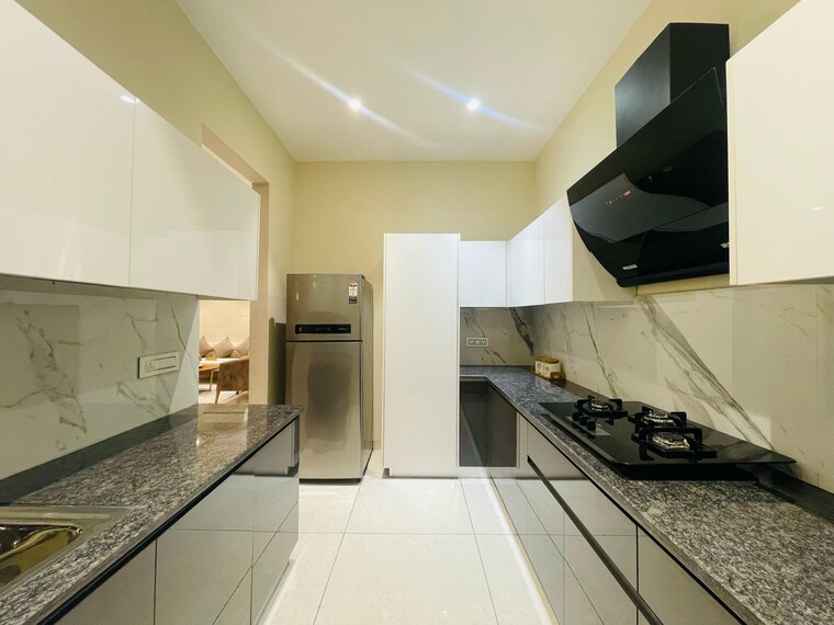 Kitchen, allwin-el-spazia 3 Bedroom 1638 Sq.Ft. Apartment In Sanauli Zirakpur 8813688