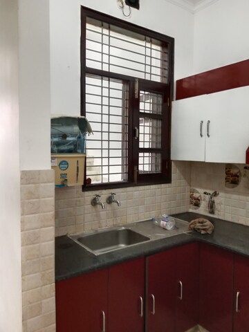 Kitchen in 1.5 BHK Builder Floor at Sector 18 – for Rent