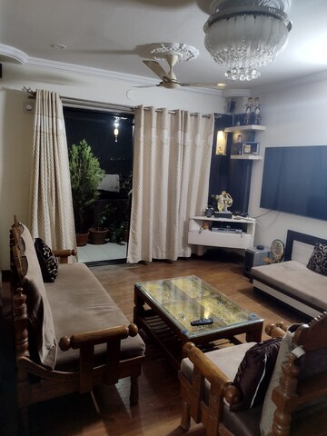 Living Room in 2 BHK Apartment at Shriram Nagar CHS, Aundh – for Rent