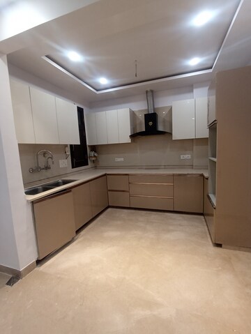 Kitchen in 3 BHK Apartment at Sunder Apartment, Paschim Vihar – for Rent