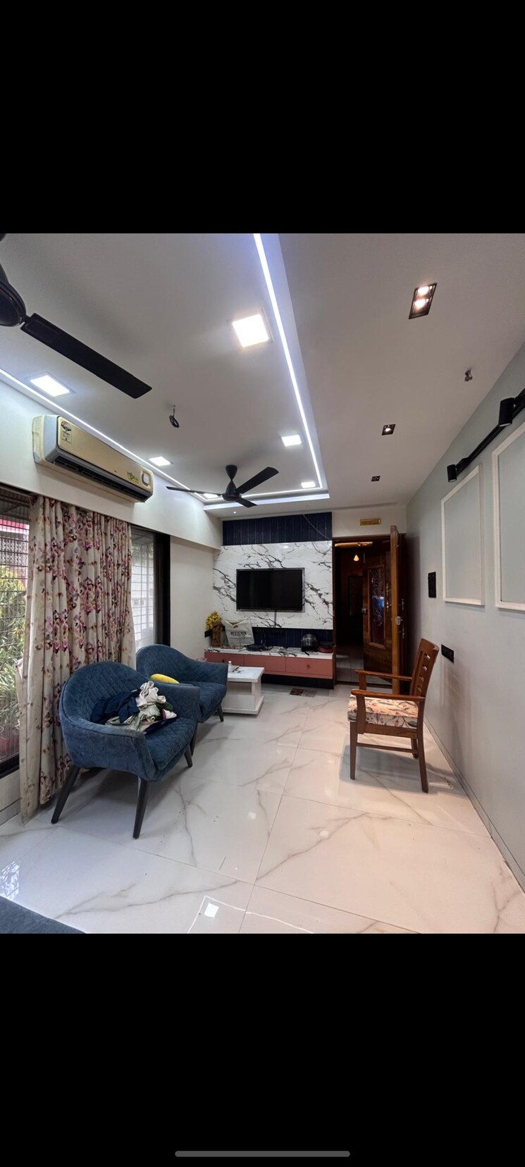 Living Room, om-sai-charan-chs 2 Bedroom 850 Sq.Ft. Apartment In Borivali West Mumbai 8813834