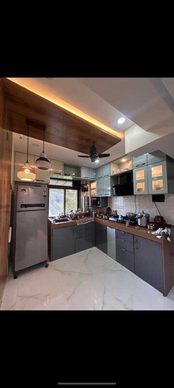 Kitchen in 2 BHK Apartment at Om Sai Charan CHS, Borivali West – for Rent