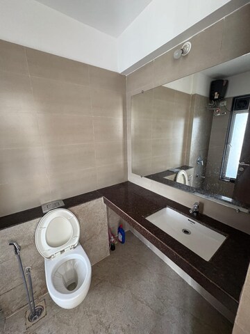 Bathroom in 3 BHK Apartment at The Wadhwa Platina, Kolshet Road – for Rent