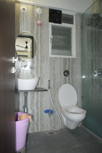Bathroom in 2 BHK Apartment at Colonnade Apartment, Kharadi – for Sale