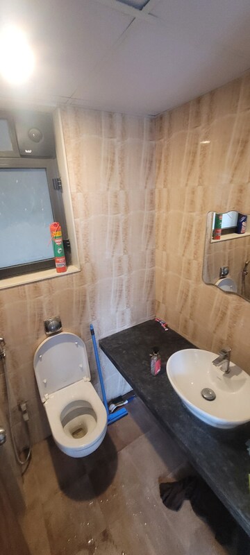 Bathroom in 2 BHK Apartment at Lodha Crown Quality Homes, Majiwada – for Rent
