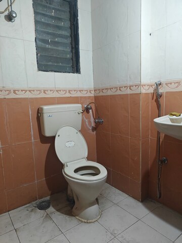 Bathroom in 2 BHK Apartment at Meridian Apartment, Nerul Sector 6 – for Rent