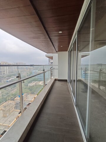Balcony in 3 BHK Apartment at Pratibha Swastik Plaza C Chs Ltd Avana, Chembur – for Rent