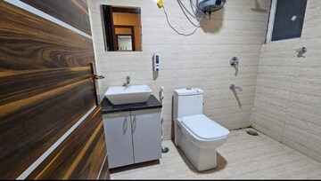 Bathroom in Studio Apartment at Okay Plus Solitaire Suites, Ramnagariya – for Rent