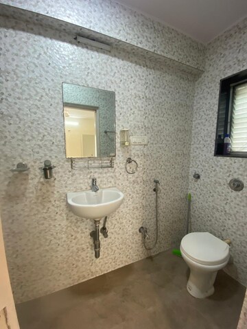 Bathroom in 3 BHK Apartment at Louisiana Apartment, Santacruz West – for Rent