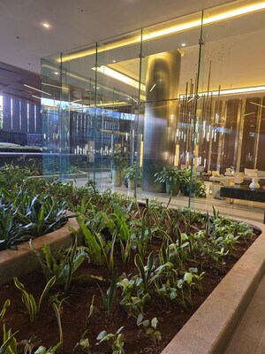 Building Lobby in 2 BHK Apartment at Piramal Aranya, Byculla – for Sale