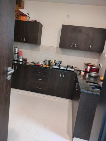 Kitchen in 3 BHK Apartment at Aparna Serene Park, Kondapur – for Rent