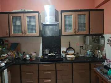 Kitchen in 2 BHK Builder Floor at Rohini Sector 8 – for Rent