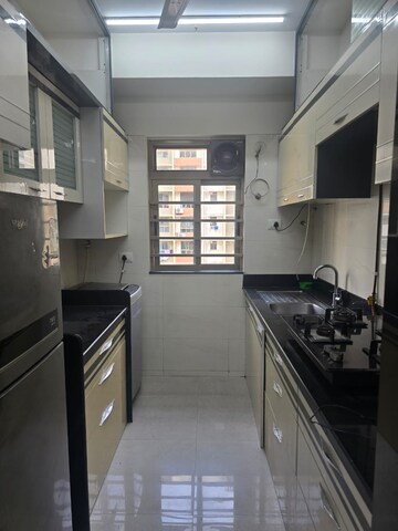 Kitchen in 1 BHK Apartment at Sheth Vasant Oasis, Andheri East – for Rent