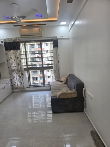 Living Room in 1 BHK Apartment at Sheth Vasant Oasis, Andheri East – for Rent