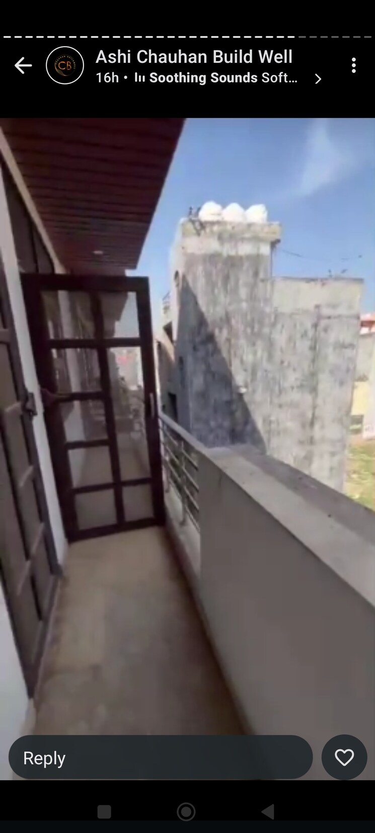 Balcony, burari 2 Bedroom 650 Sq.Ft. Builder Floor In Burari Delhi 8814368