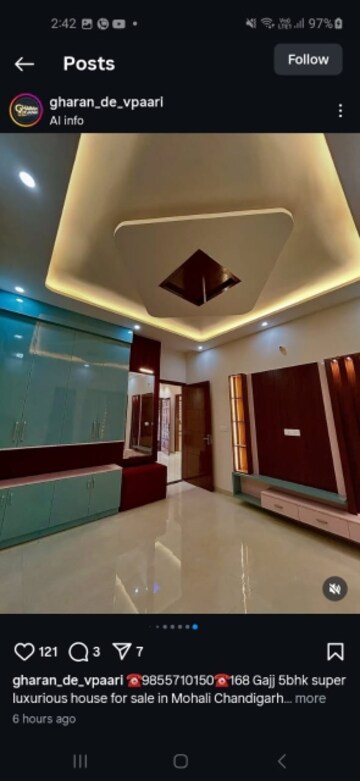 Furnished Amenities in 3 BHK Builder Floor at Sector 30 – for Sale