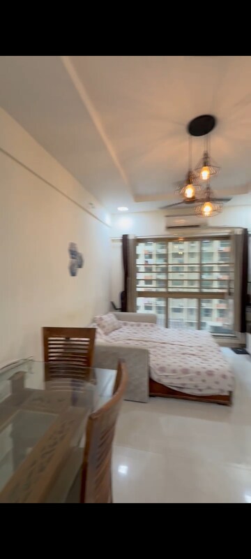 Living Room in 1 BHK Apartment at Sheth Vasant Oasis, Andheri East – for Rent