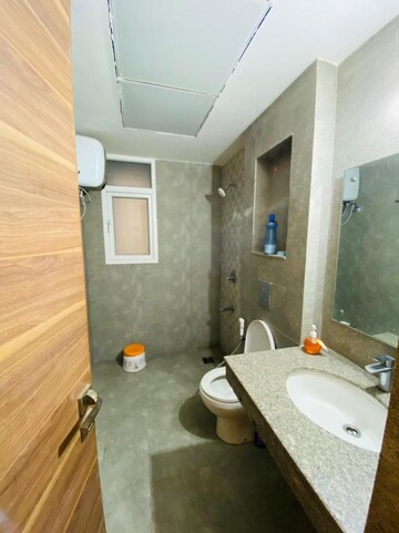 Bathroom in 3 BHK Apartment at Gomti Nagar – for Rent
