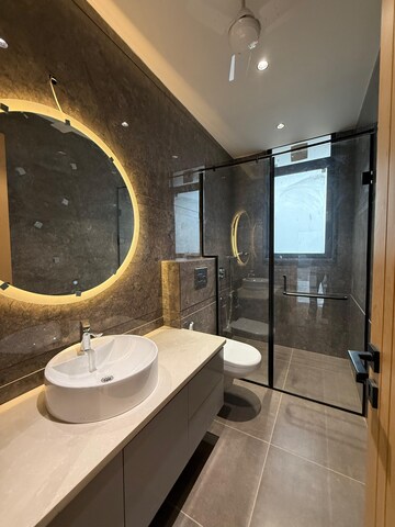 Bathroom in 4 BHK Builder Floor at Ansal Sushant Floors, Sushant Lok ii – for Sale