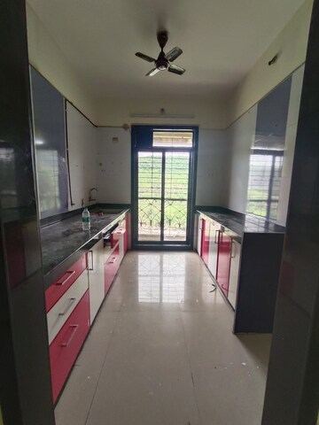 Kitchen in 3 BHK Apartment at Hyde Park CHS, Kharghar – for Rent