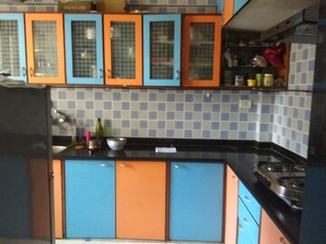 Kitchen in 2 BHK Apartment at Mahavir Varsha, Ghansoli – for Rent