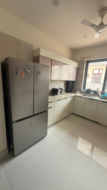 Kitchen in 3 BHK Builder Floor at Sector 10a – for Rent