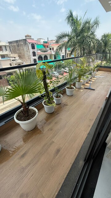 Balcony in 3 BHK Builder Floor at Sector 10a – for Rent