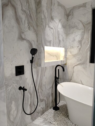 Attached Bathroom in 4 BHK Apartment at Hauz Khas Enclave – for Sale