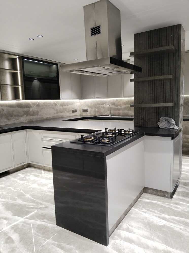 Kitchen, hauz khas enclave 4 Bedroom 5000 Sq.Ft. Apartment In Hauz Khas Enclave Delhi 8814583