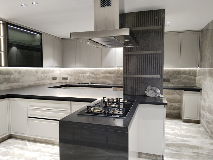 Kitchen, hauz khas enclave 4 Bedroom 5000 Sq.Ft. Apartment In Hauz Khas Enclave Delhi 8814583