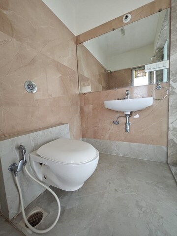 Bathroom in 3 BHK Apartment at Pratibha Swastik Plaza C Chs Ltd Avana, Chembur – for Rent
