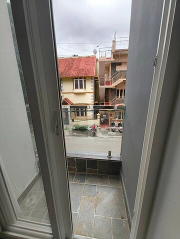 Balcony in 2 BHK Builder Floor at Kaypee Grandeur Indiranagar, Indiranagar – for Rent